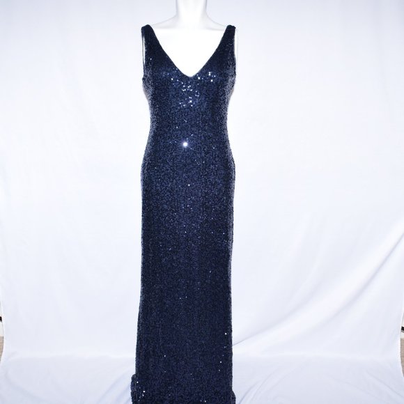 *NEW* Lauren Ralph Lauren Sequins Formal Dress - Picture 3 of 8